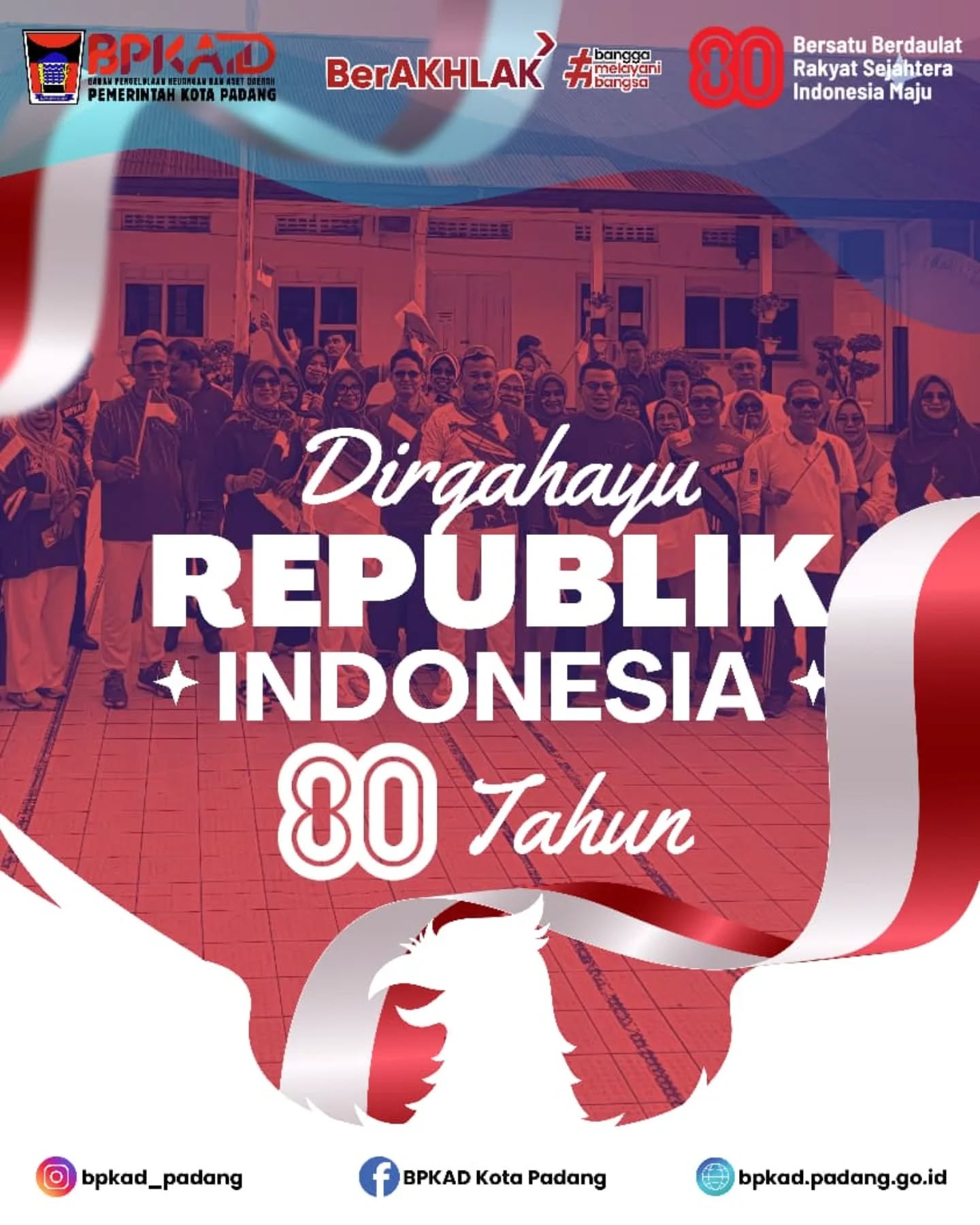 Dirgahayu Republik Indonesia yg ke-80 tanggal 17 Agustus 2025