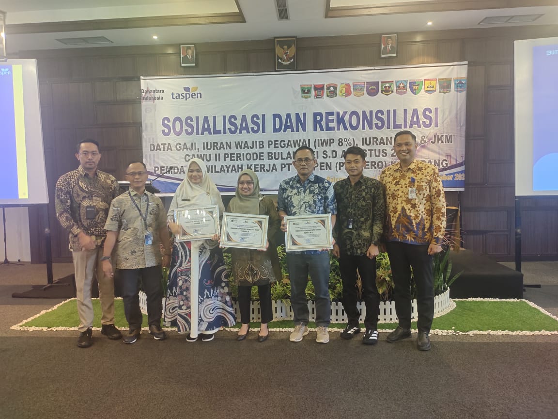 Kota Padang Terbaik III oleh PT.Taspen kc Padang
